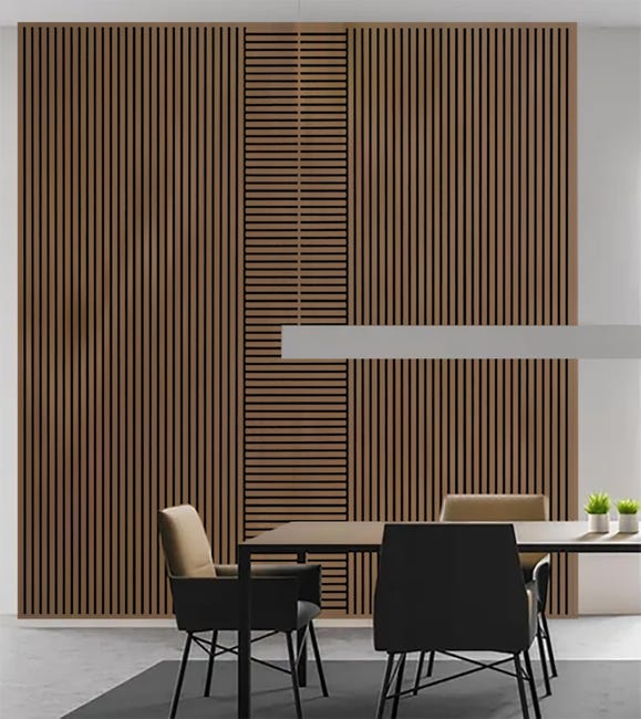Leroymerlin Pannello decorativo fonoassorbente Square Superior FIBROTECH Rovere scuro L 52 x L 52 cm Sp 22 mm confezione da 2 pezzi 50% di sconto per tempo limitato