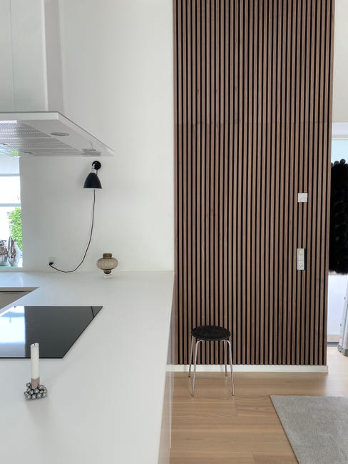 Leroymerlin Pannello decorativo fonoassorbente Superior FIBROTECH Noce L 244 x L 60 cm Sp 22 mm 2025