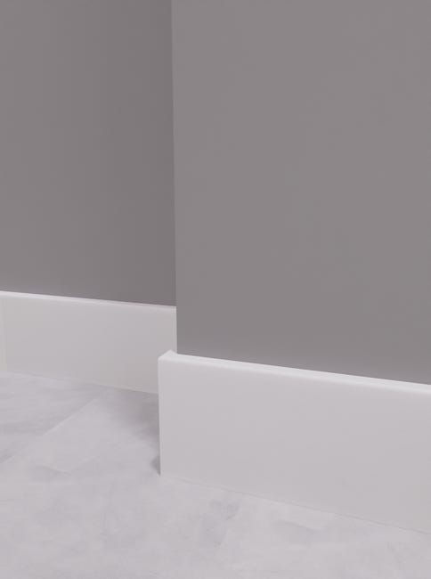 Leroymerlin Battiscopa Classic in mdf bianco Sp 10 mm x H 6.5 x L 220 cm 10 pezzi / 22 m Consegna Veloce