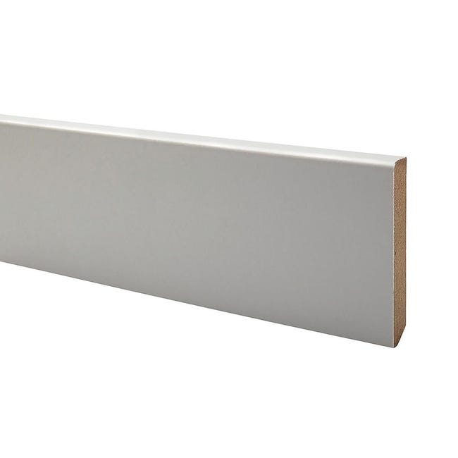 Leroymerlin Battiscopa Classic in mdf bianco Sp 10 mm x H 6.5 x L 220 cm 10 pezzi / 22 m Consegna Veloce