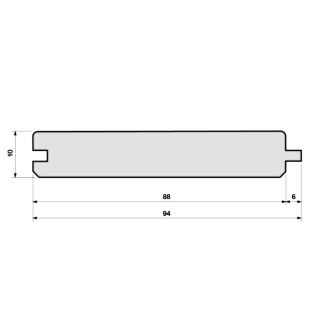 Leroymerlin Listone legno grezzo abete H 12 x L 200 cm Sp 10 mm Promozione Limitata
