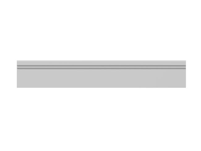 Leroymerlin Battiscopa Classic Ducale in mdf bianco Sp 10 mm x H 8 x L 220 cm / 2.2 m Presa