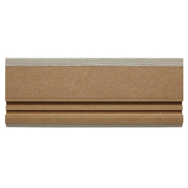Leroymerlin Battiscopa Classic Resort in mdf marrone Sp 10 mm x H 8 x L 220 cm / 2.2 m Prezzo di fabbrica