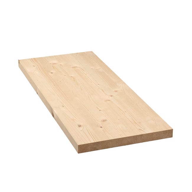 Leroymerlin Tavola lamellare in legno di abete 1° scelta L 60 x 150 cm x Sp 27 mm Offerta Pasqua