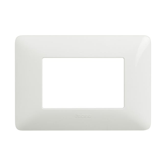 Leroymerlin Placca 3 moduli Matix BTICINO bianco Online Outlet