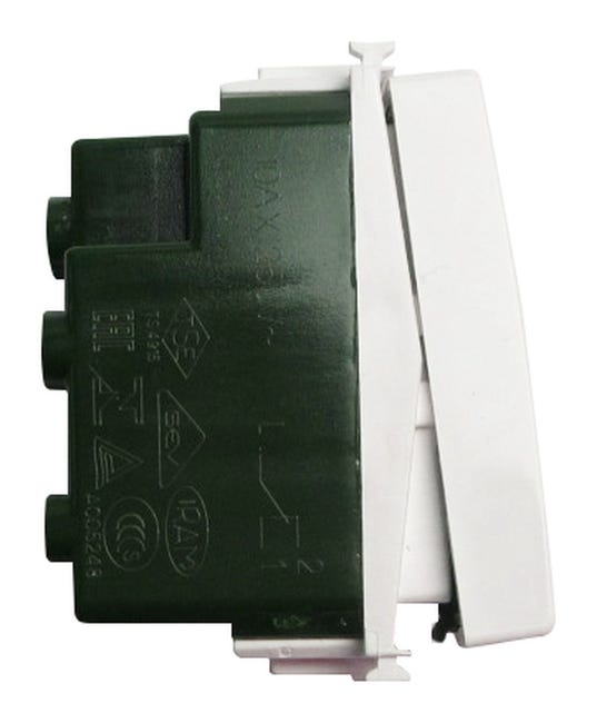 Leroymerlin Deviatore Deviatore 1P 10AX bianco Plana VIMAR bianco Offerte speciali