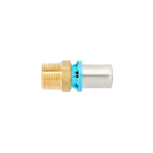 Leroymerlin Manicotto per tubo in ottone M 1/2" (15x21) 16 mm M 1/2" (15x21) L51.8 mm Latest stili