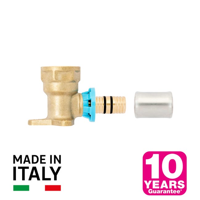Leroymerlin Curva per tubo in ottone F 1/2" (15x21) 16 mm F 1/2" (15x21) L66 mm Fino al 55% di sconto