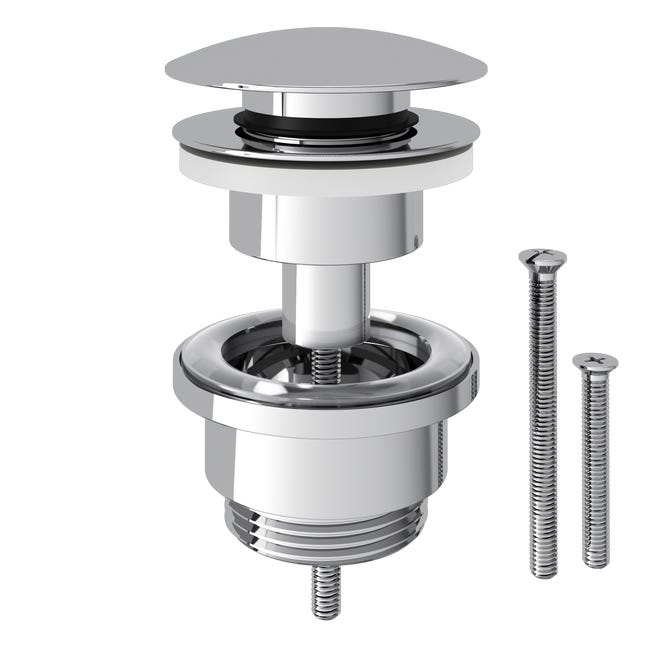 Leroymerlin Piletta click-clack EQUATION in ottone cromato attacco 1 1/2" foro Ø 40 mm Trasporto libero internazionale