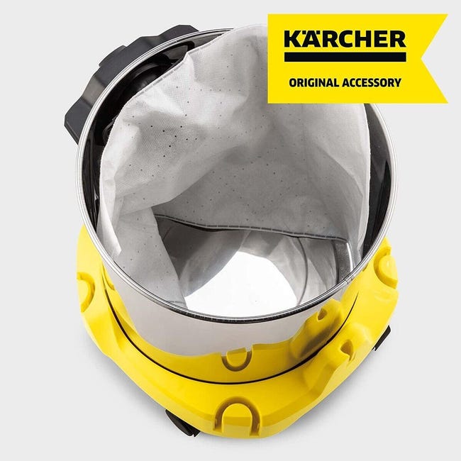 Leroymerlin Sacchetto di aspirazione KARCHER FILTRO IN VELLO poliestere 19 L per wd 2 wd 3 e se 4 pezzi 2025