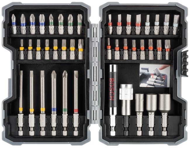 Leroymerlin Set di inserti per avvitatori BOSCH PROFESSIONAL 43 pezzi Qualità