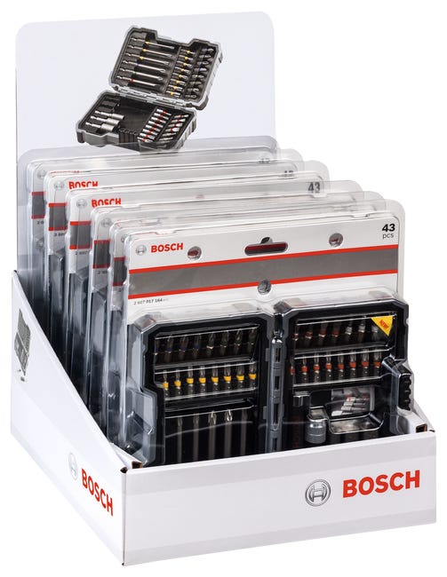 Leroymerlin Set di inserti per avvitatori BOSCH PROFESSIONAL 43 pezzi Qualità