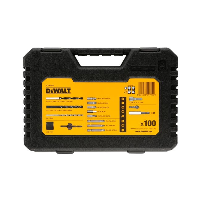 Leroymerlin Set di punte e inserti DEWALT 100 pezzi Promozione Limitata