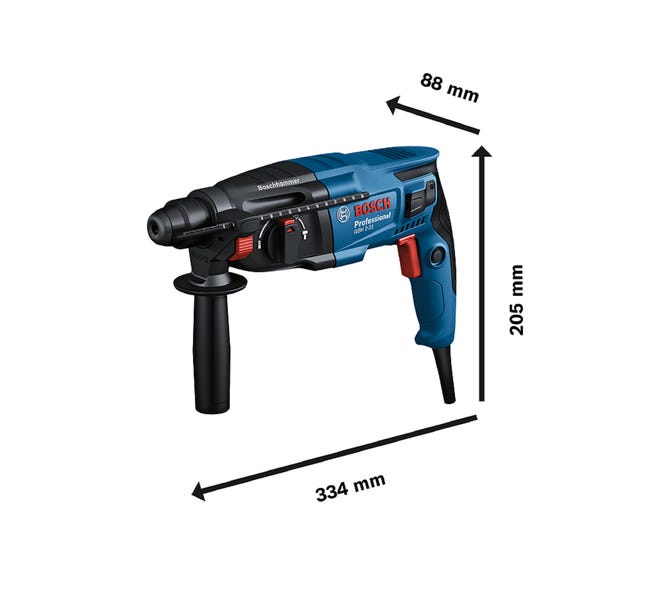 Leroymerlin Martello combinato BOSCH PROFESSIONAL GBH 2-21 SDS Plus 720W 2000 giri/min Prezzo Ridotto