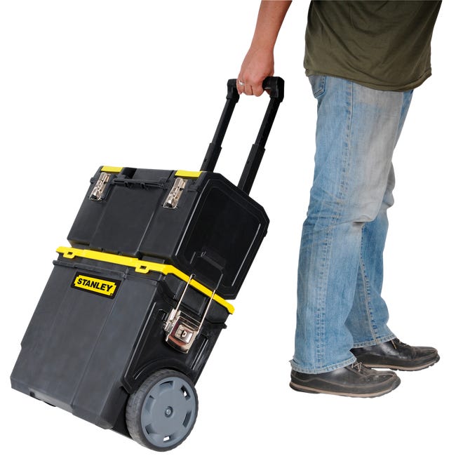Leroymerlin Baule porta utensili STANLEY Workcenter 3 in 1 43 L in polipropilene L28.4 X H63 X P28.4 cm Saldi