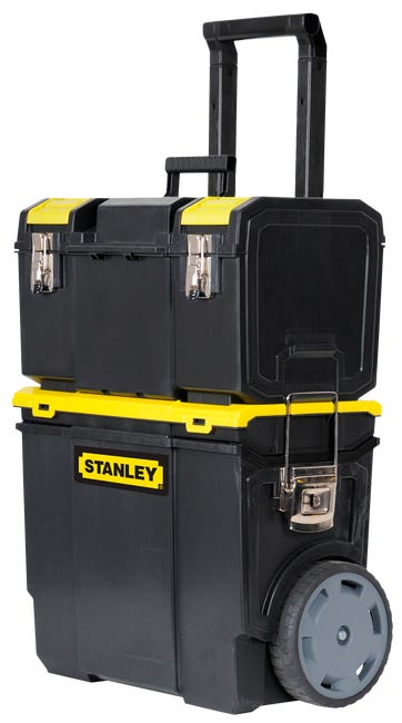 Leroymerlin Baule porta utensili STANLEY Workcenter 3 in 1 43 L in polipropilene L28.4 X H63 X P28.4 cm Saldi