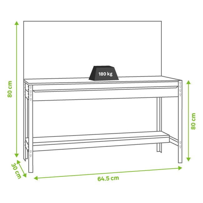 Leroymerlin Banco da lavoro pieghevole WOLFCRAFT 64.5 x 45.0 x 80.0 cm 180.0 kg Offerte