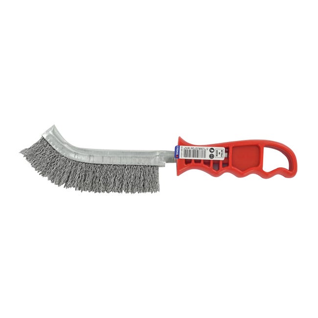 Leroymerlin Spazzola manuale TIVOLY setole filo ondulato in acciaio 0.3 mm L23.5 cm