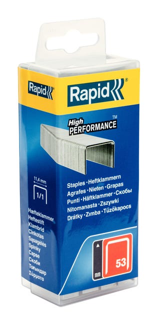 Leroymerlin Graffa RAPID N53 L 0.75 mm H 0.6 cm 5000 pezzi Lightning offer