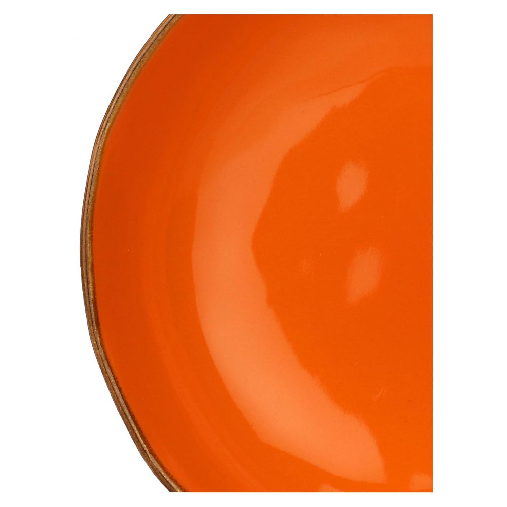 ROSÈ A POIS Set 4 Piatti Fondi Concerto Arancio Negozi Online