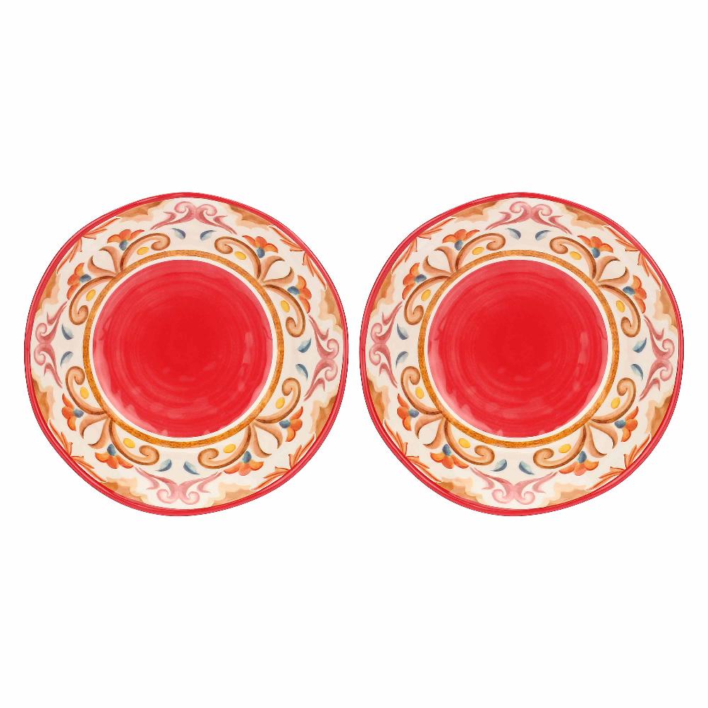 ROSÈ A POIS Set 2 Piatti Fondi Borgo Qualità