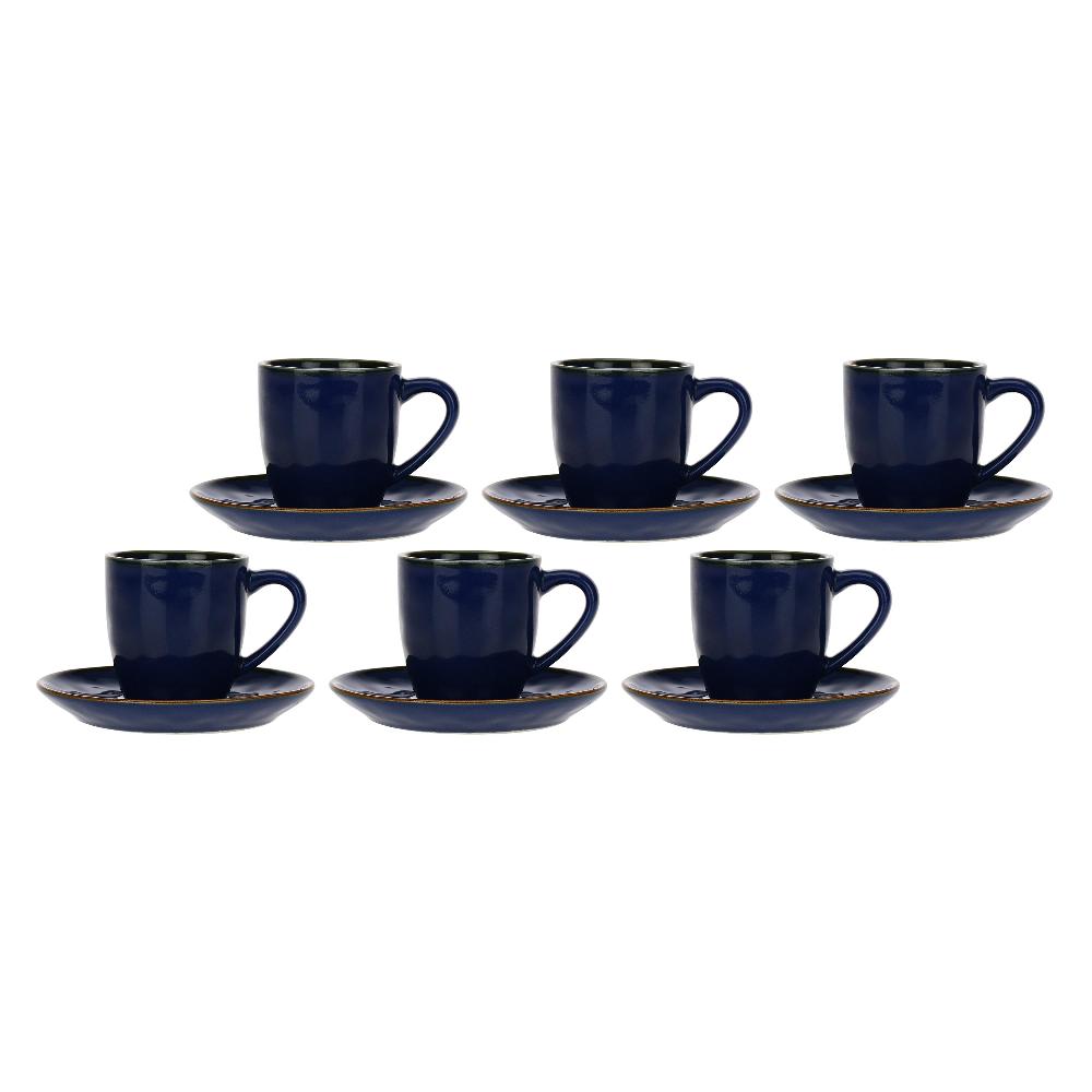 ROSÈ A POIS Set 6 Tazzine Caffè con piattino Concerto Blu Cobalto Shopping Online