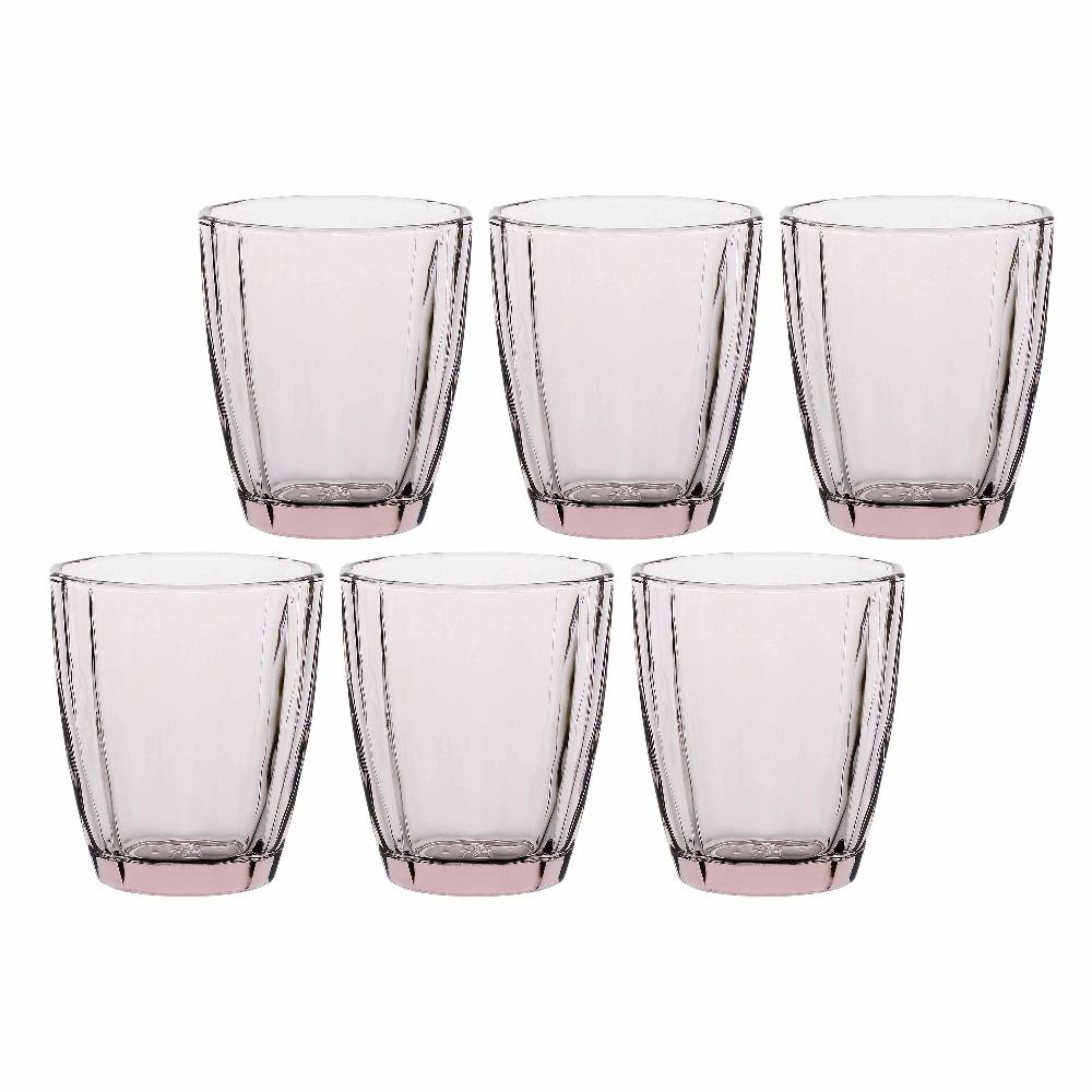 ROSÈ A POIS Set 6 bicchieri Quarzo Amami Sconto