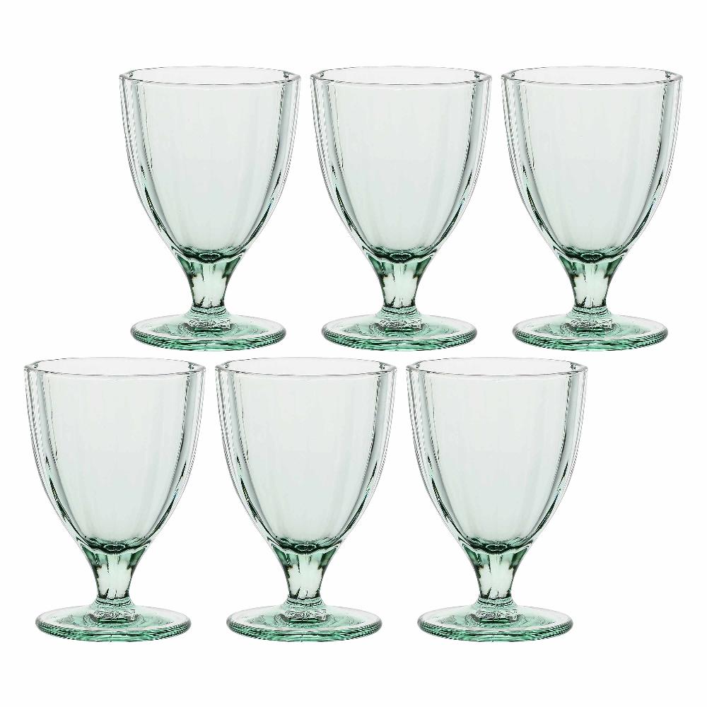 ROSÈ A POIS Set 6 calici Melaverde Amami Qualità