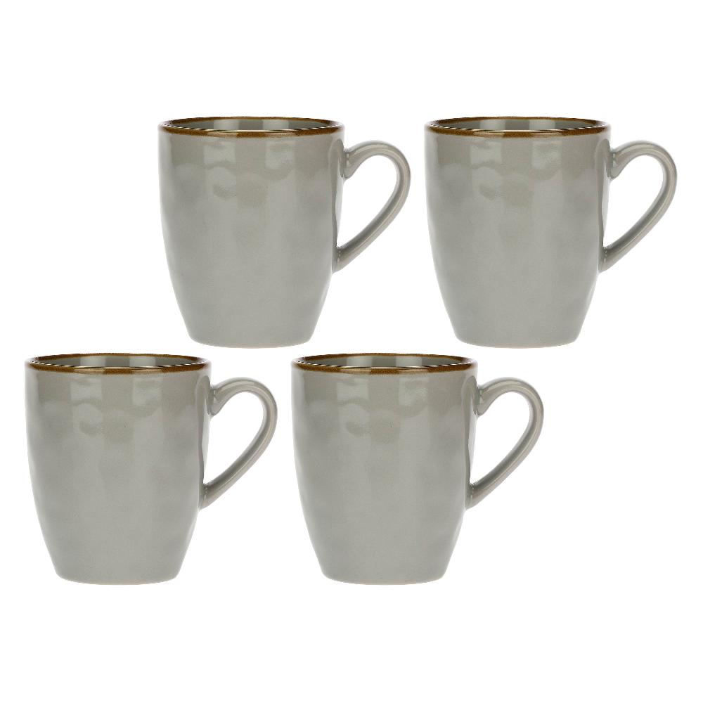 ROSÈ A POIS Set 4 Mug Concerto Grigio Perla In Vendita