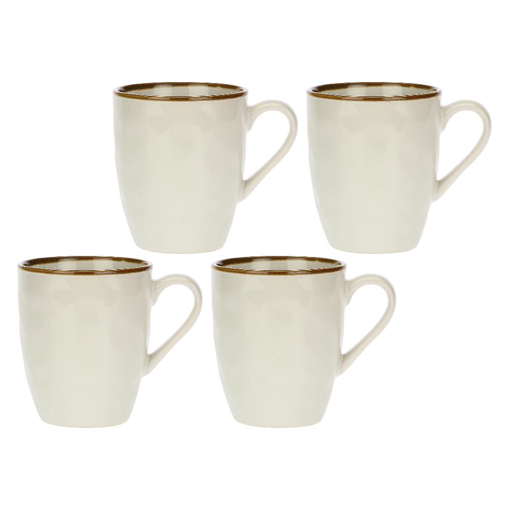 ROSÈ A POIS Set 4 Mug Concerto Avorio Vendita Calda