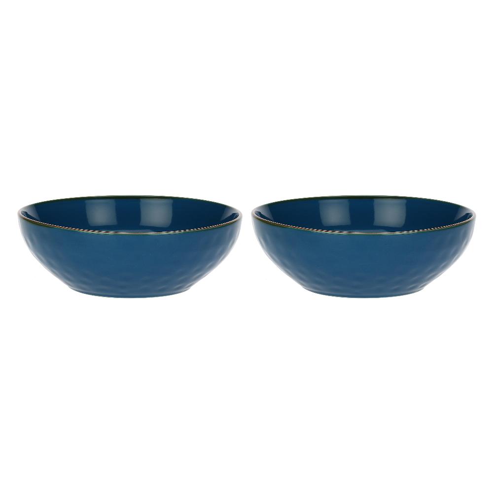 ROSÈ A POIS Set 2 Insalatiere 26 cm Concerto Blu Avio Fino Al -60%