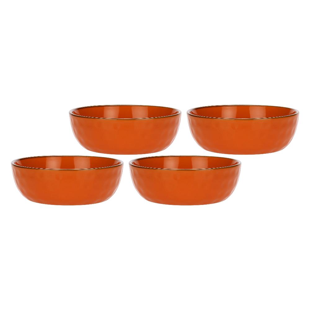ROSÈ A POIS Set 2 Insalatiere 20 cm Concerto Arancio Prezzo Ridotto