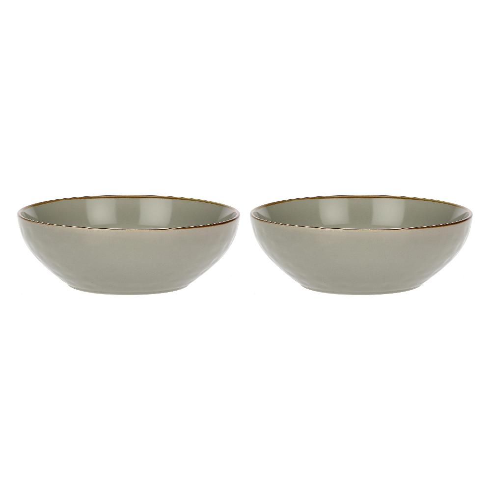 ROSÈ A POIS Set 2 Insalatiere 26 cm Concerto Grigio Perla Outlet