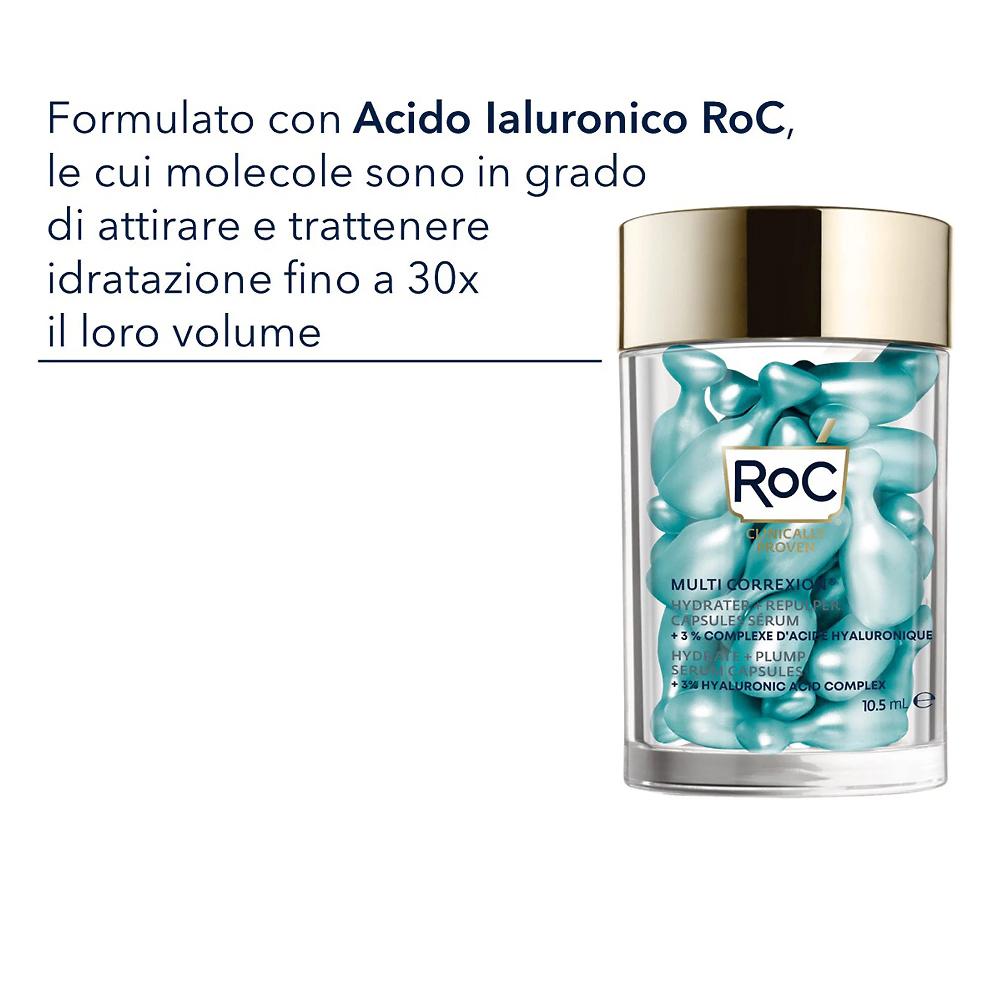 QVC RoC Siero rimpolpante all'acido ialuronico Multi Correction Pezzi Unici