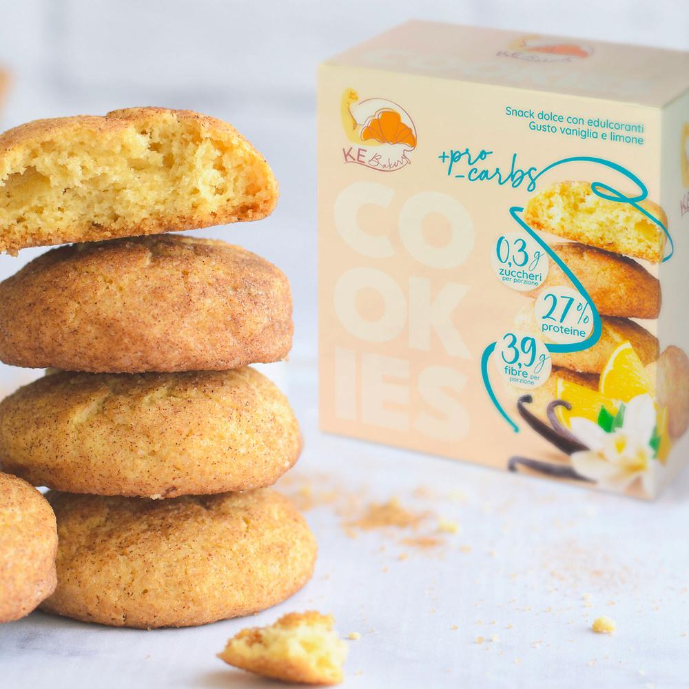 QVC Ke Bakery Cookies 3 snack per colazione in confezioni da 2 Consegna Veloce