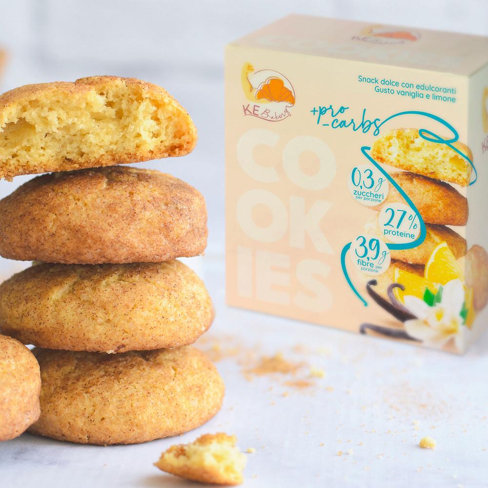 QVC Ke Bakery Cookies 3 snack per colazione in confezioni da 2 Consegna Veloce