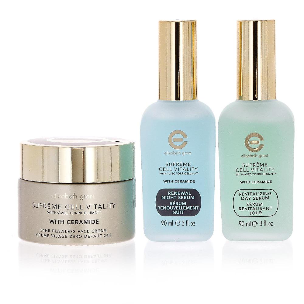 QVC Elizabeth Grant Kit Supreme Cell Vitality: crema + 2 sieri giorno e notte Offerte