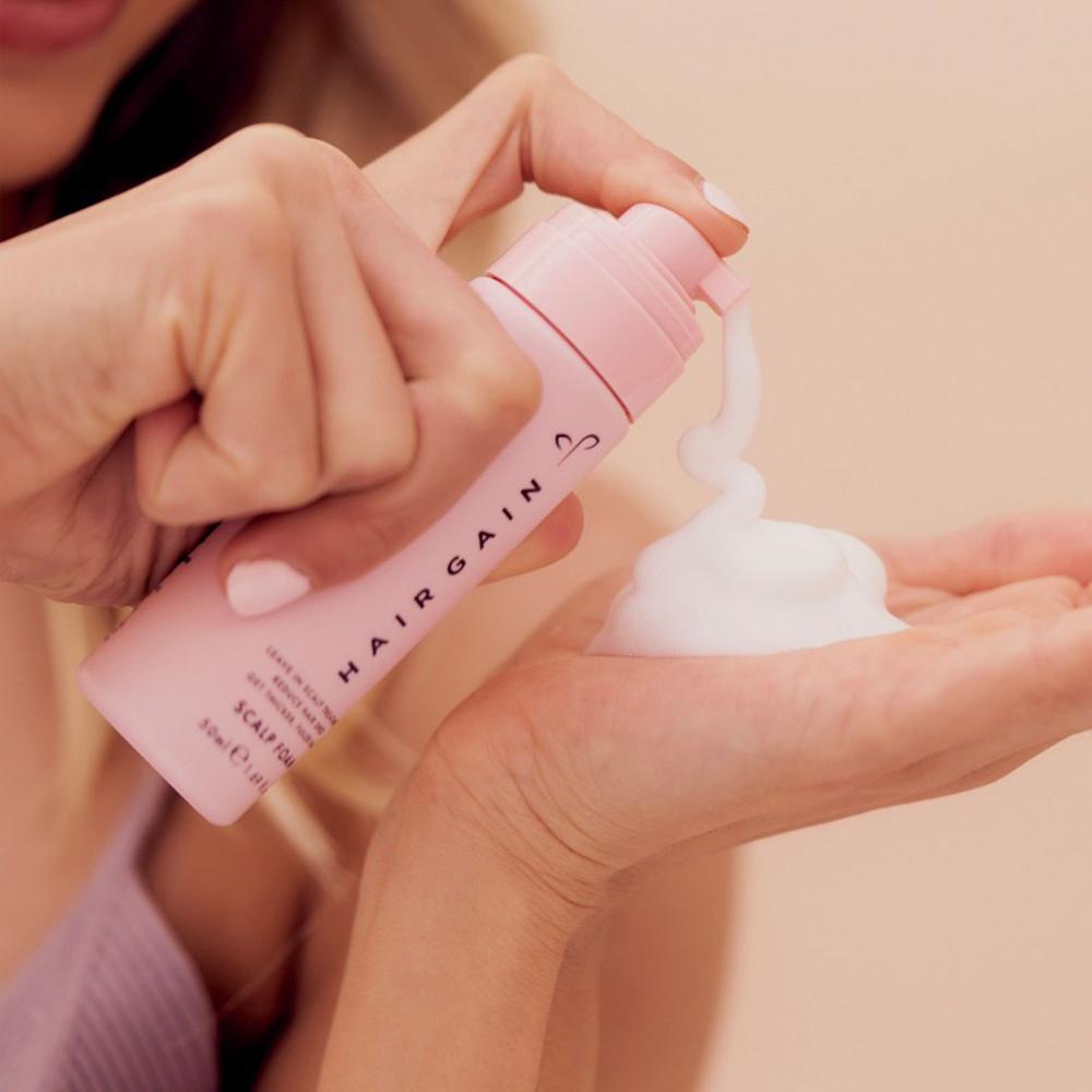 QVC Hair Gain Schiuma per capelli trattamento cosmetico cuoio capelluto Offerta