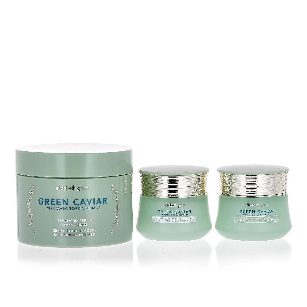 QVC Elizabeth Grant Green Caviar creme giorno e notte viso + crema corpo Hotsell