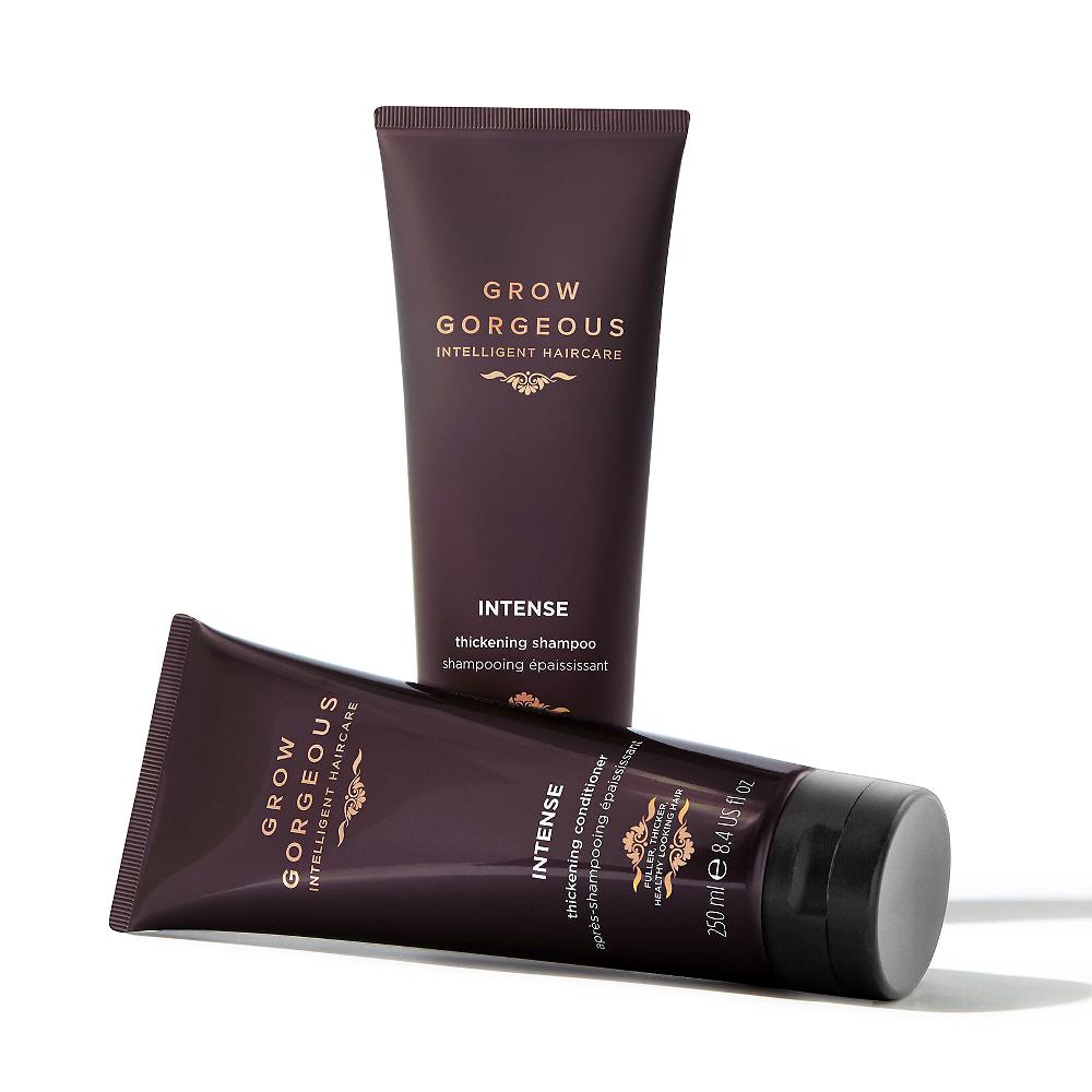 QVC Grow Gorgeous Intense routine capelli: shampoo balsamo e siero Italy