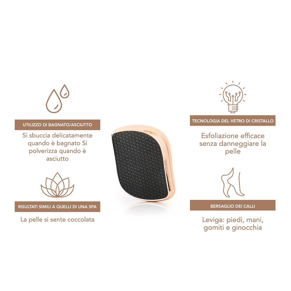 QVC Elizabeth Grant Caviar Crema piedi supersize e spazzola esfoliante 2025