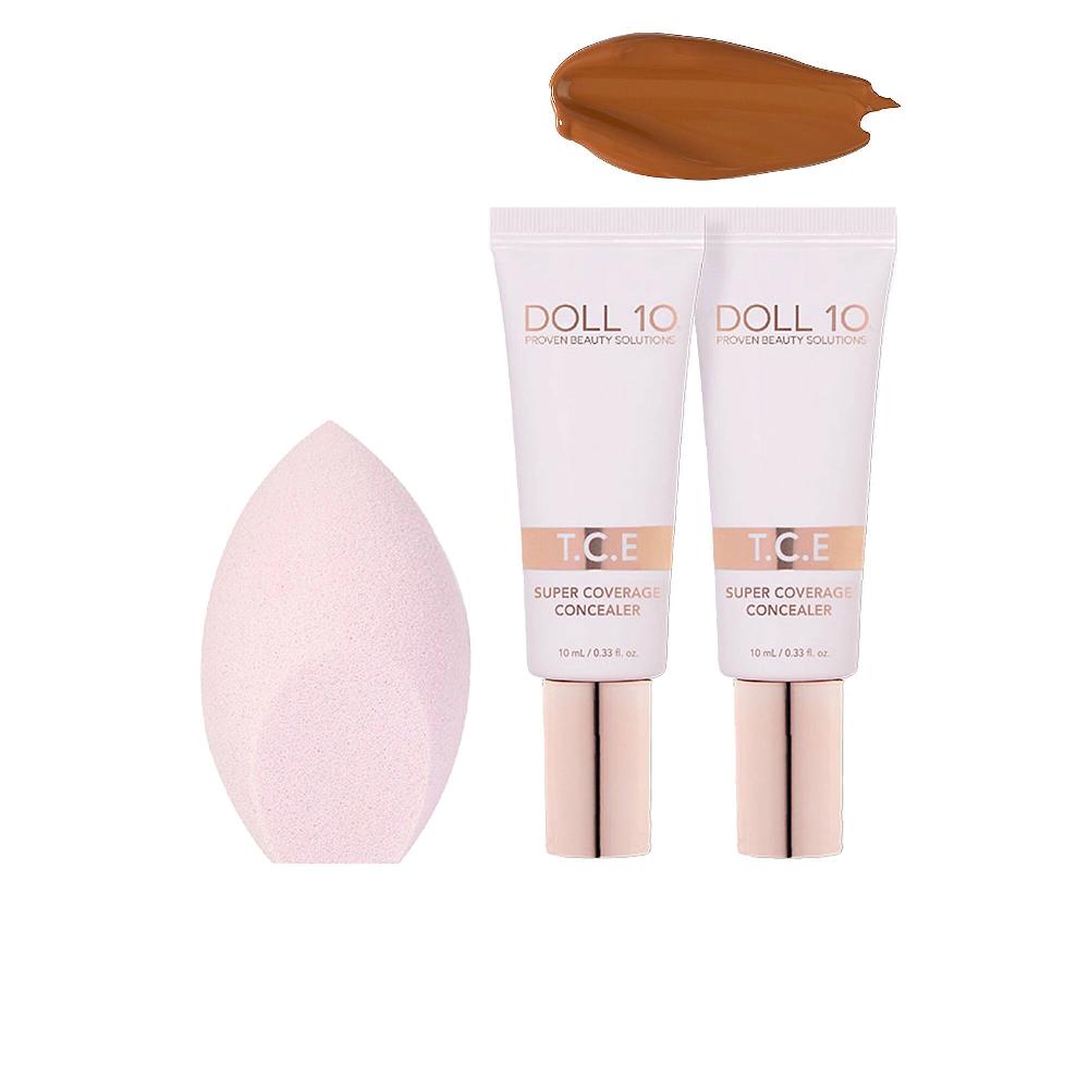 QVC Doll10 TCE Concealer 2 correttori con spugnetta (3 pz) Pezzi Unici
