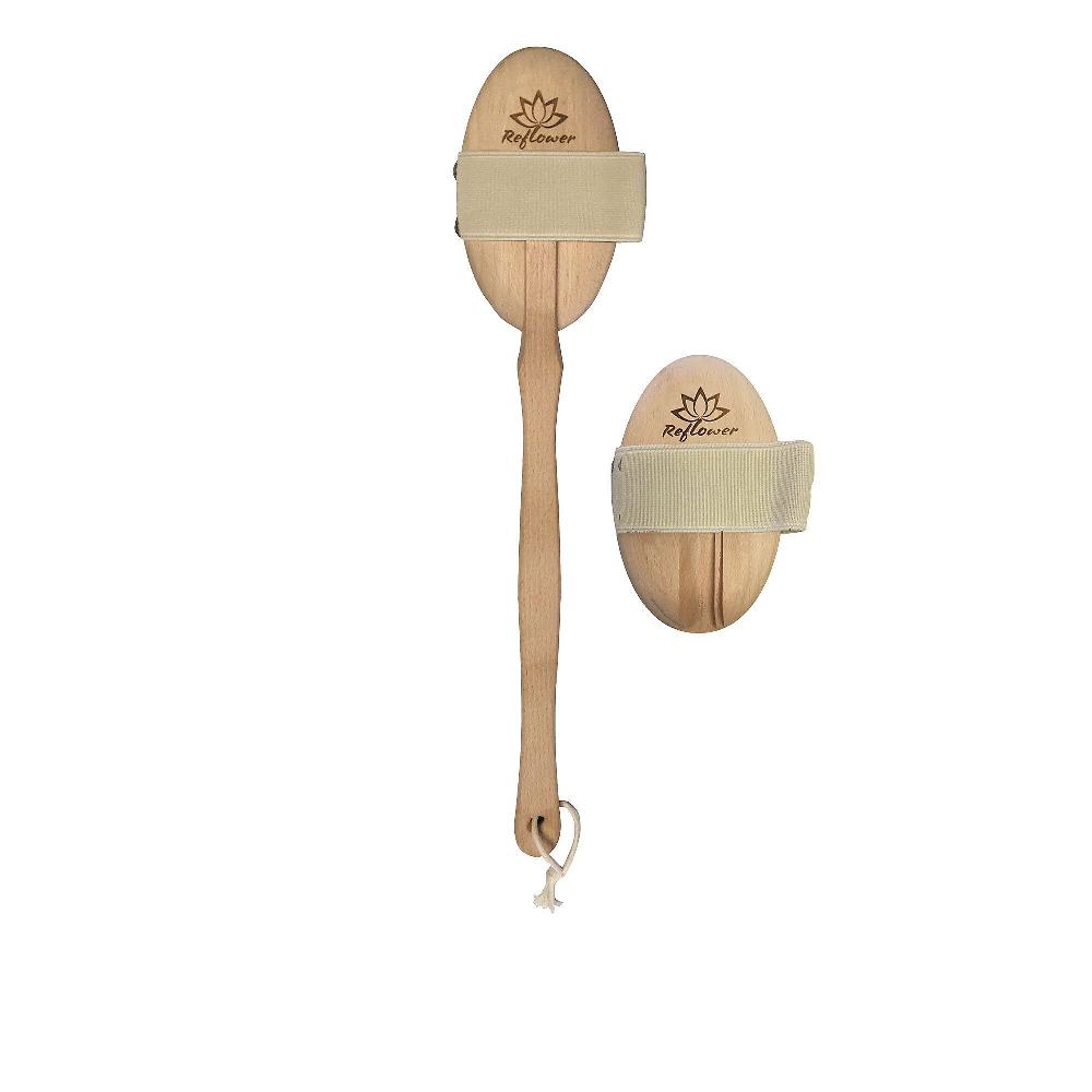 QVC Reflower Spazzola per spazzolatura a secco di tutto il corpo Consegna Veloce