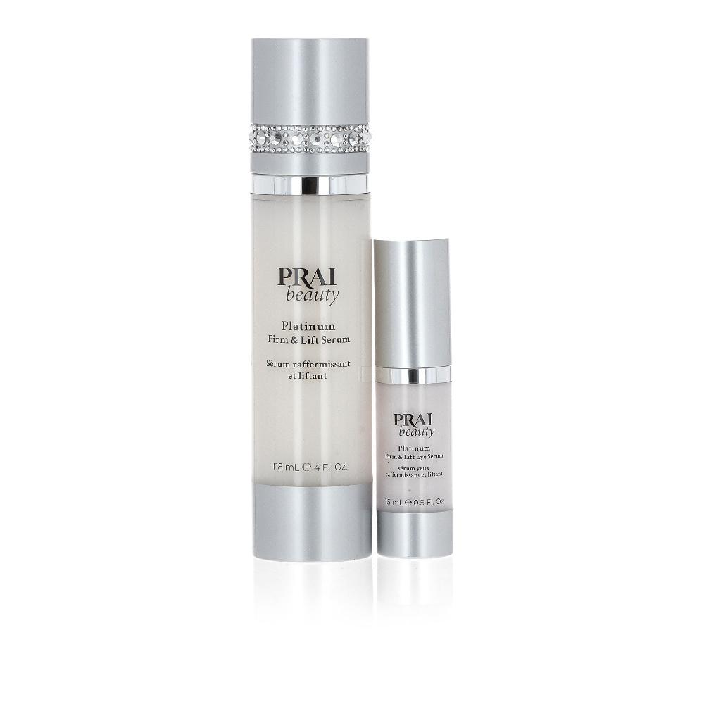 QVC PRAI Platinum Firm&Lift: siero viso e siero occhi Saldi Di Fabbrica