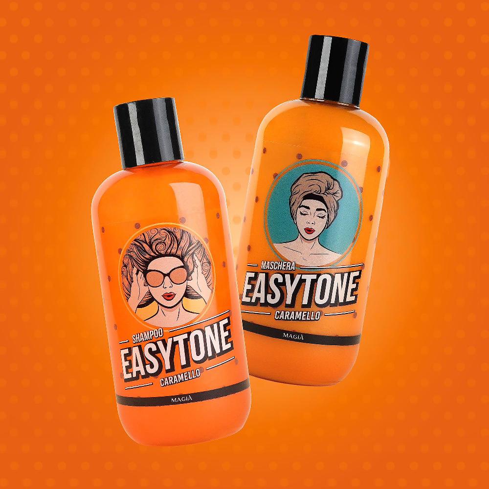 QVC Easytone Kit Caramello: shampoo + maschera capelli Fino Al -60%