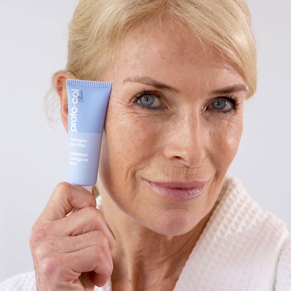 QVC Proto-col Collagen Eye Filler Crema contorno occhi con acido ialuronico Sottocosto