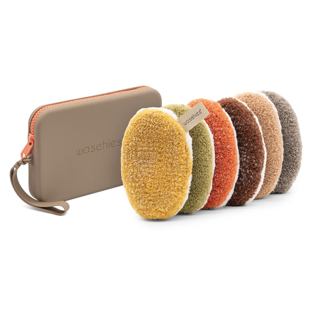 QVC WASCHIES Borsa porta-cosmetici e 6 dischetti struccanti Offerte
