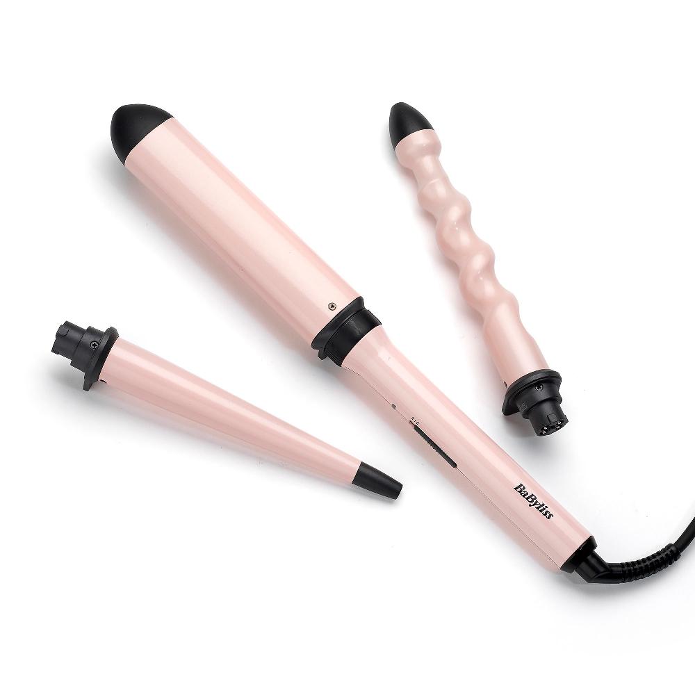 QVC BaByliss Arricciacapelli Curl and Wave Trio rosa MS750E Promozione Limitata