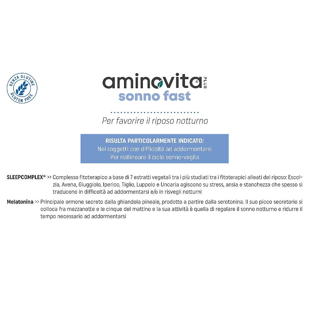 QVC PromoPharma Aminovita Sonno Fast integratore con melatonina (30 stick) Offerta