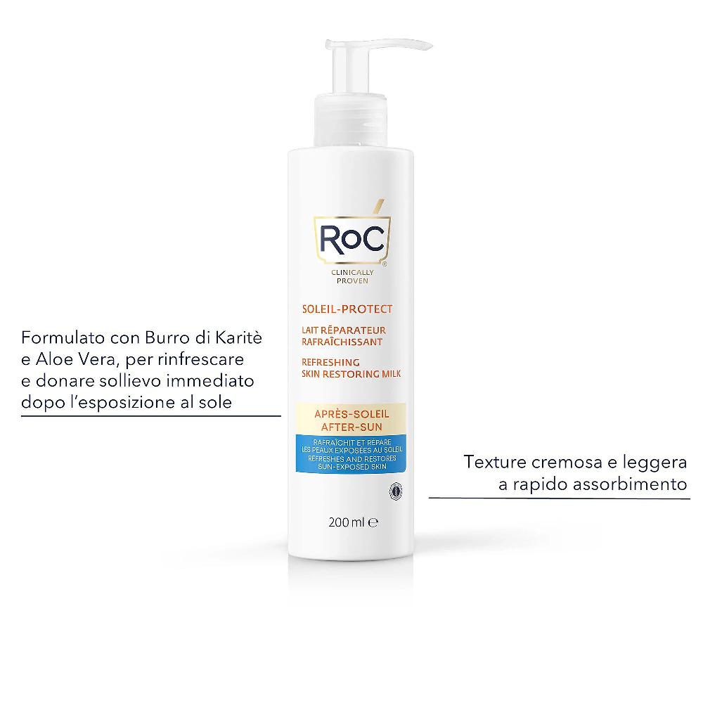 QVC RoC Soleil-Protect latte doposole rinfrescante Consegna Veloce